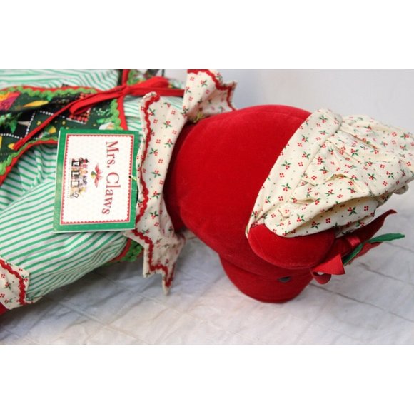 VTG 1992 LE Mrs Claws VIB North American Bear Christmas Cooking Cookie Tray - Picture 9 of 10